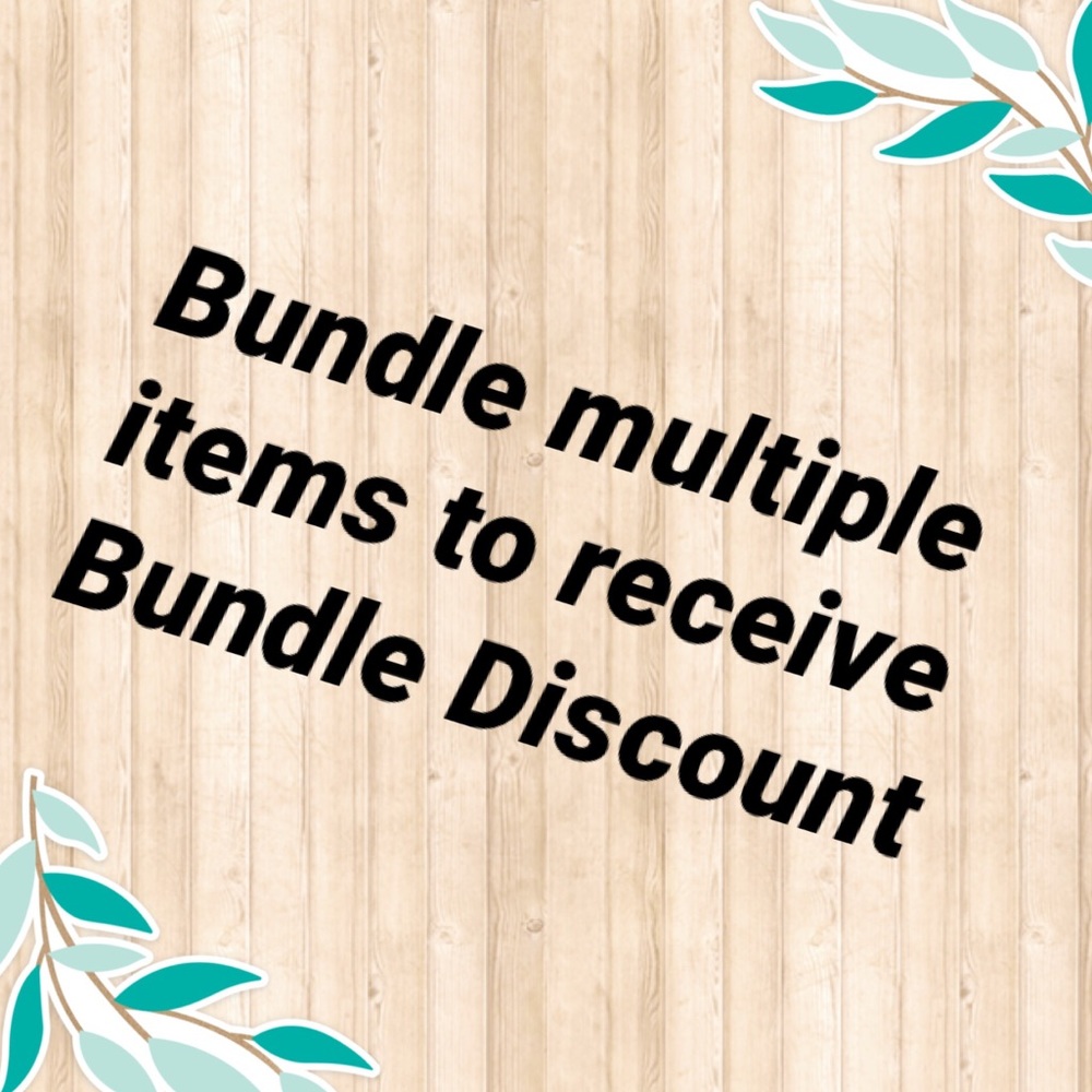 Bundle 3 items and get 20% off your purchase